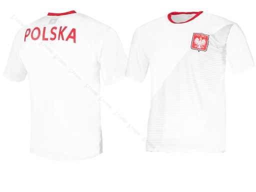 POLSKA - Sportowa koszulka kibica Polski tu r 146