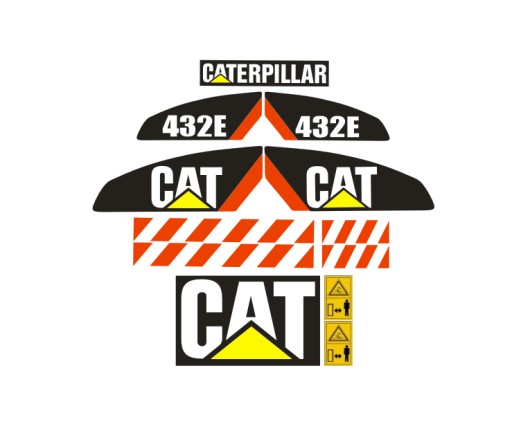 Naklejki oklejenie - CAT / CATERPILLAR 432E