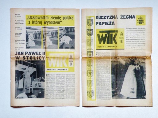 ''Wrocławski Tygodnik Katolików' - wizyta Papieża 1979 rok
