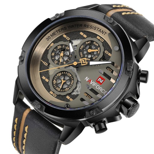 Zegarek męski NAVIFORCE TOP Pasek Skóra KOLORY GW