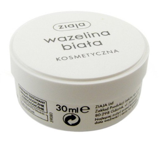 ZIAJA Wazelina kosmetyczna biała Uniwersalna 30ml