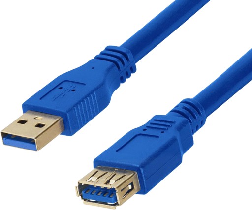 PRZEDŁUŻACZ KABEL USB 3.0 MĘSKO-ŻEŃSKI 1,8M NOWY