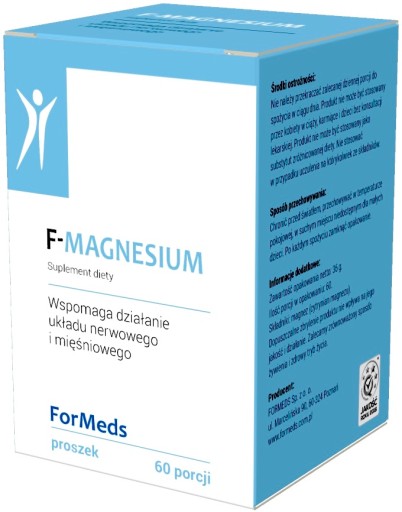 FORMEDS F-MAGNESIUM CYTRYNIAN MAGNEZU PROSZEK 60PR