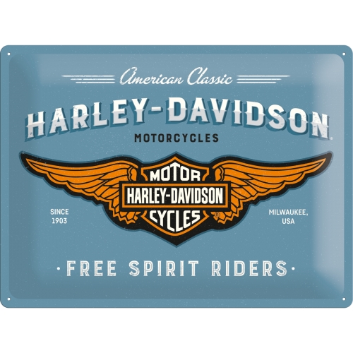 Tablica plakat HARLEY-DAVIDSON blaszany 30x40