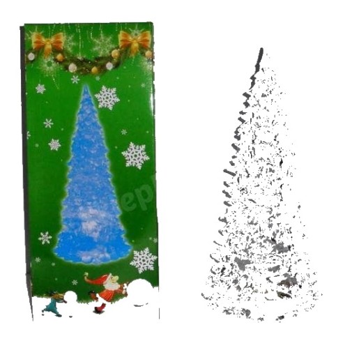 ŚWIECĄCA CHOINKA LED OZDOBA ŚWIĄTECZNA wys.27,5cm