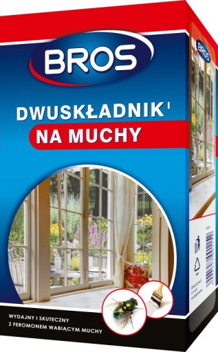 BROS DWUSKŁADNIK NA MUCHY ZWALCZANIE MUCH 100ML+40