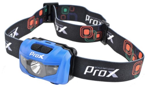 LAMPA PRZÓD PROX CZOŁOWA CYGNUS CZARNA 3 LED 3xAAA