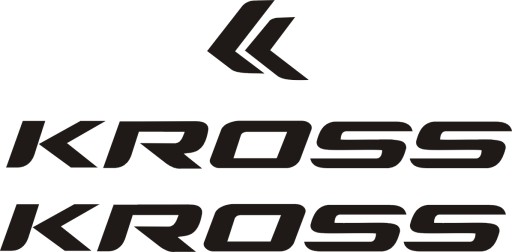 KROSS czarne naklejki rower 5-A1 RÓŻNE KOLORY