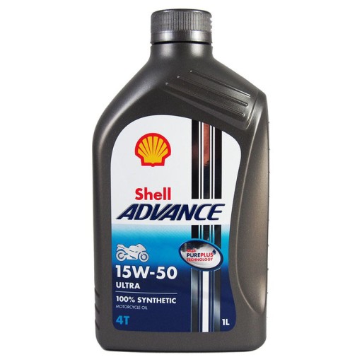 SHELL Advance Ultra 4T 15W50 1L - syntetyczny olej motocyklowy