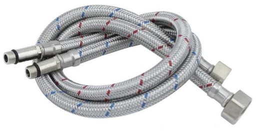 WĘŻYK DO BATERII (1/2''DŁ.KONIEC M10x1) 200cm 2szt