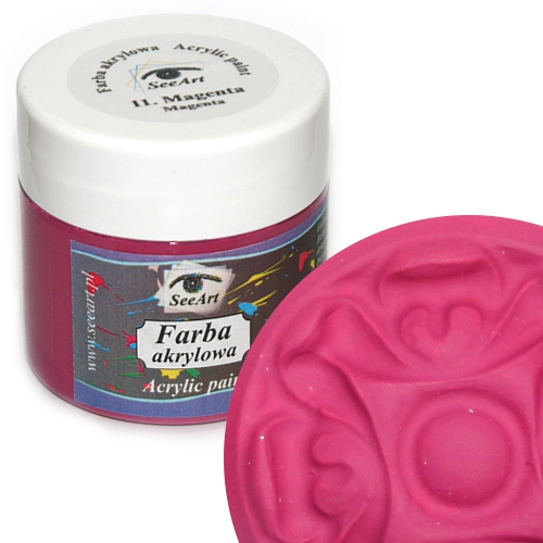 Farba akrylowa SeeArt 250 ml. 11 magenta