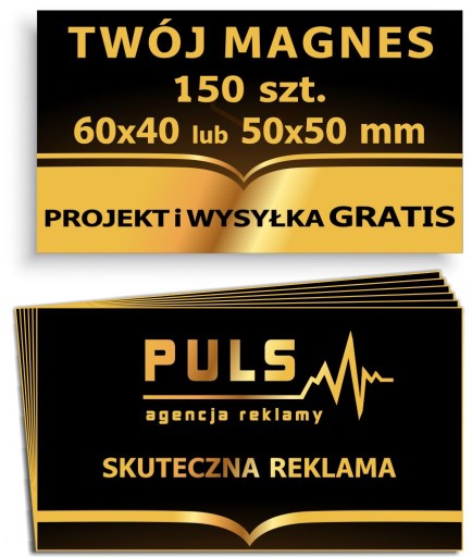 REKLAMA na lodówkę gadżety 150 szt. MAGNESY !!!