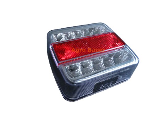 Lampa Tylna LED Kwadratowa Ledowa Przyczepka