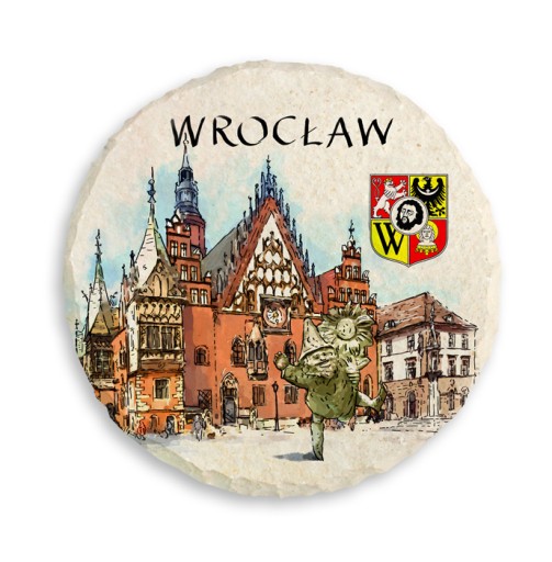 Magnes lodówkę kamień WROCŁAW KRASNAL RYNEK 017B M