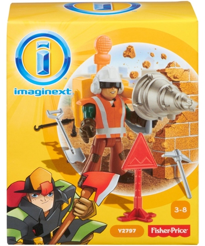 FISHER PRICE Y2797 IMAGINEXT Robotnik Drogowy