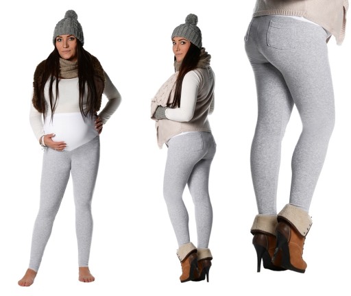 Legginsy CIĄŻOWE z kieszeniami OCIEPLANE C3Z XXL44