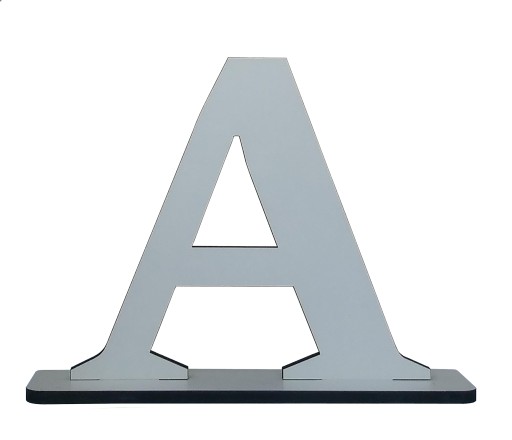 LITERY DREWNIANE A 18CM - DEKORACJE ŚLUB IMIONA