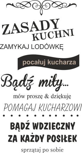 NAKLEJKI do kuchni na ścianę dekoracja kawa 80cm