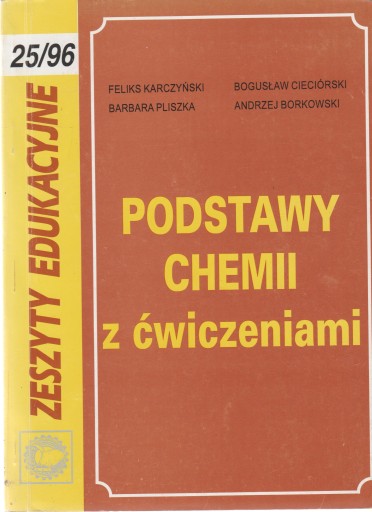 PODSTAWY CHEMII Z ĆWICZENIAMI Karczyński