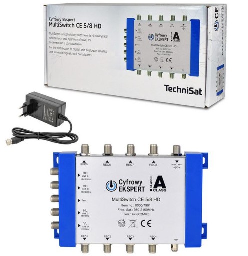 MULTISWITCH Technisat CE 5/8 HD 5x8 - 8 wyjść