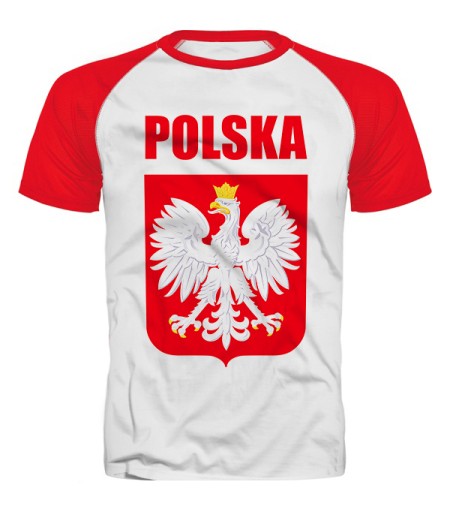 KOSZULKA T-SHIRT KIBICA POLSKA ORZEŁ GODŁO R. L