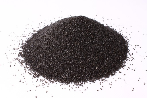 Czarny żwirek, piasek kwarcowy 0,8-1,2mm 10kg