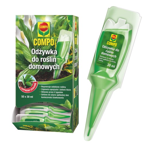 Odżywka nawóz wieloskładnikowy do roślin zielonych doniczkowych Compo 30ml