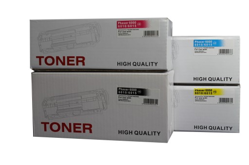 4x toner 100% NOWY Xerox 6000, 6010, 6015 zestaw