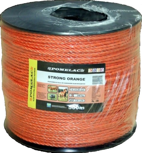 PASTUCH PLECIONKA LINKA POMELAC STRONG ORANGE 6MM