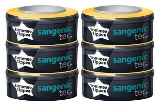 TOMMEE TIPPEE WKŁADY SANGENIC HYGIENE PLUS TEC x 6