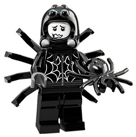 LEGO MINIFIGURES SERIA 18 FIGURKA CZŁOWIEK PAJĄK CZARNA WDOWA KOSTIUM 71021