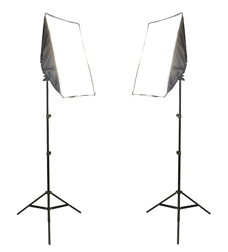 2x LAMPA SOFTBOX 50x70cm GOTOWY ZESTAW 8x65W=2600W