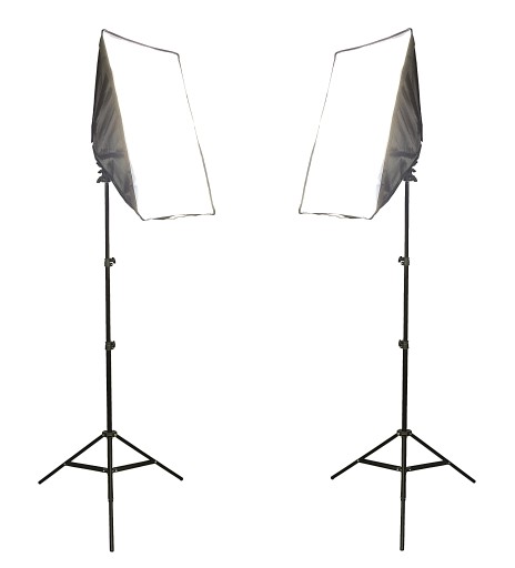 2x LAMPA SOFTBOX 50x70cm GOTOWY ZESTAW 8x65W=2600W