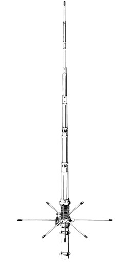 ANTENA BAZOWA CB SIRIO 827 8-PRZECIWWAG 670 cm