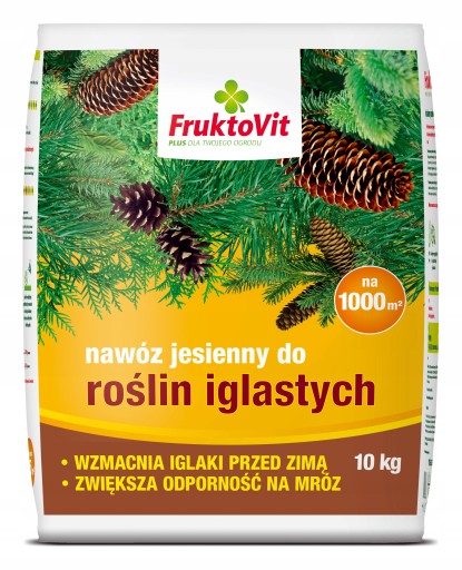 Fruktovit PLUS nawóz jesienny do iglaków 10kg thui