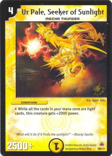 *PROMO - DUEL MASTERS - UR PALE SEEKER OF SUNLIGHT