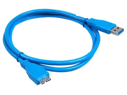 KABEL PRZEWÓD USB 3.0 A-B MICRO 0,5m DO DYSKU ZEW.