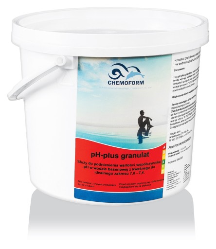 PH PLUS Granulat Podwyższanie pH+ Wody Chemia Basen Jacuzzi Chemoform 5kg