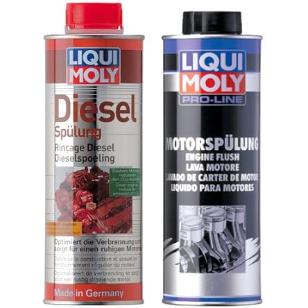 LIQUI MOLY DIESEL SPULUNG + PRO-LINE ENGINE FLUSH!