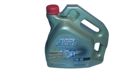 OLEJ CASTROL EDGE TITANIUM 5W40 DIESEL 4L FILTRY