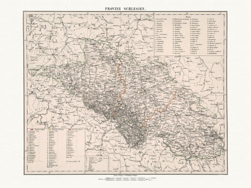 ŚLĄSK WROCŁAW mapa 1875 r.