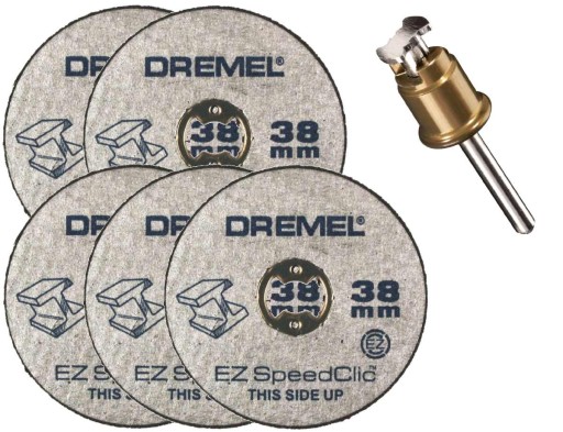 TRZPIEŃ SC402 + 5 TARCZ SC456 EZ SpeedClic DREMEL