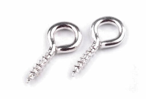 mini haczyki JUBILERSKIE 4/8 mm - wkręcane