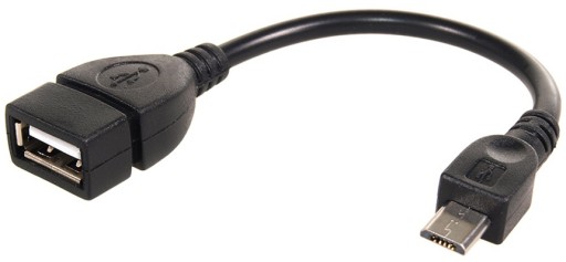 Adapter USB na micro USB HOST OTG obsługa host USB