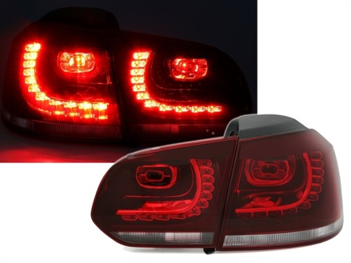 LAMPY TYLNE DIODOWE VW GOLF 6 VI 08-12R R-W DEPO