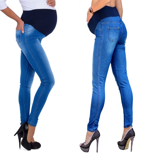 ELASTYCZNE JEANSY SPODNIE CIĄŻOWE MIŁE 2XL44 344