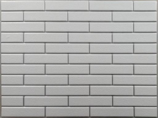 OKŁADZINA ŚCIENNA PŁYTKI BIAŁE PANEL CEGŁA 01