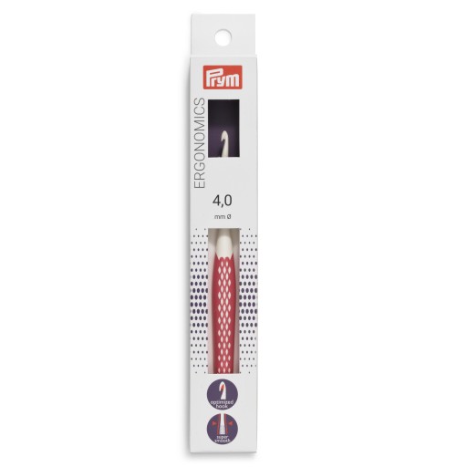 Szydełko PRYM 4mm 218 485 ergonomiczne z rączką