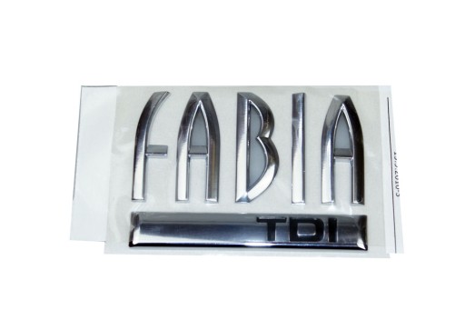 ORYGINALNY EMBLEMAT NAPIS SKODA FABIA TDI