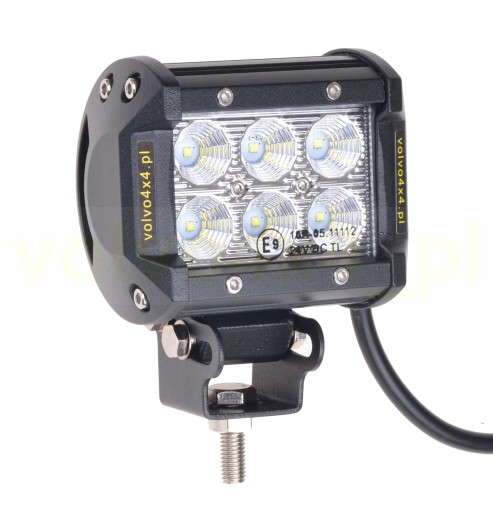 MINI LAMPA ROBOCZA 18W HALOGEN 6x LED CREE 4x4